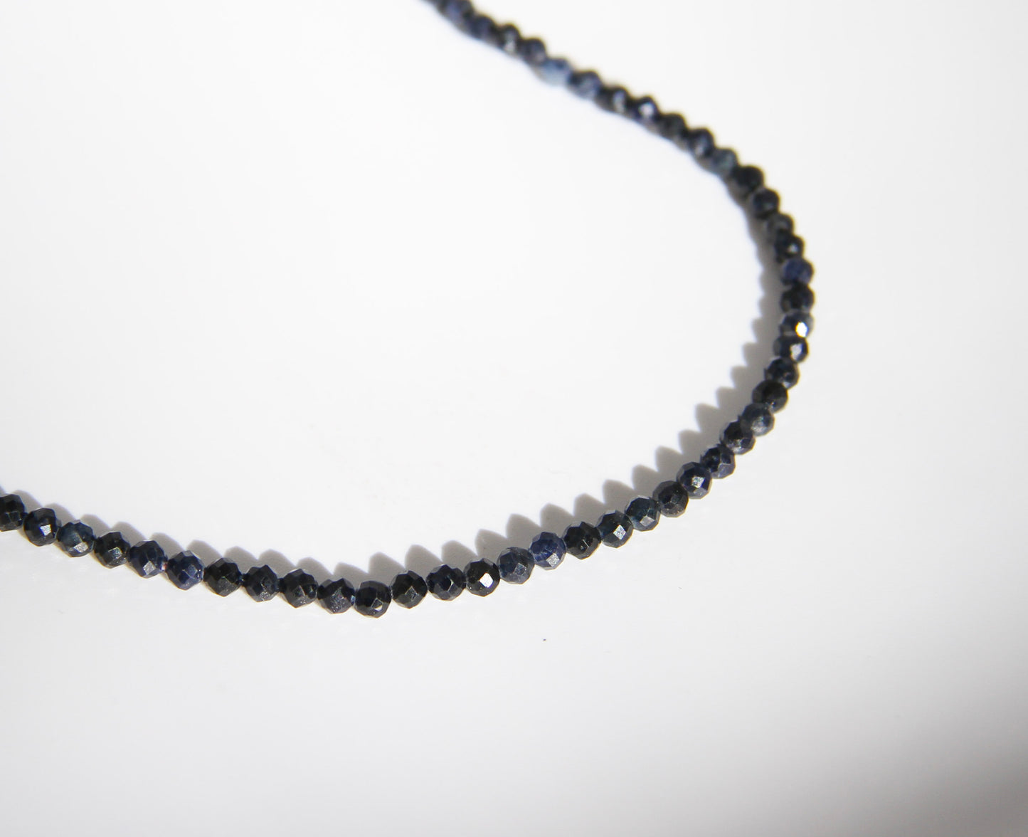 Sapphire Beaded Necklace