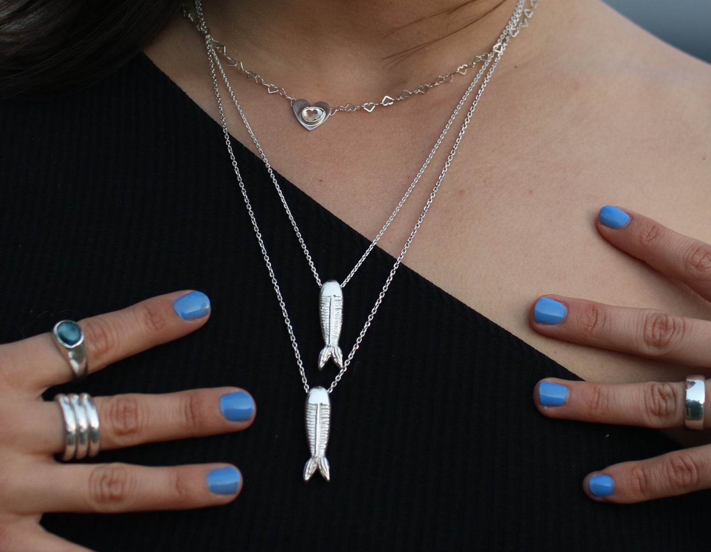 Fishbone pendant