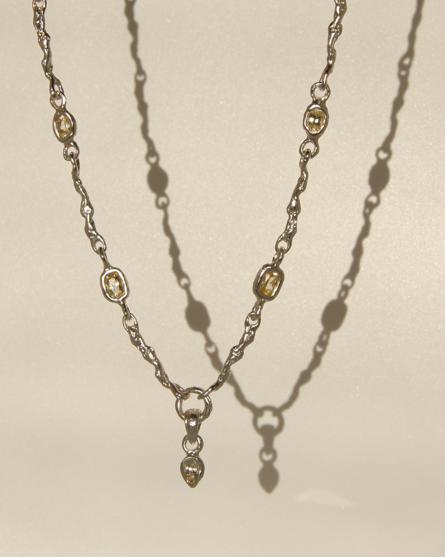 Yellow Sapphire Necklace