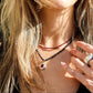 Ruby Knife Edge Charm