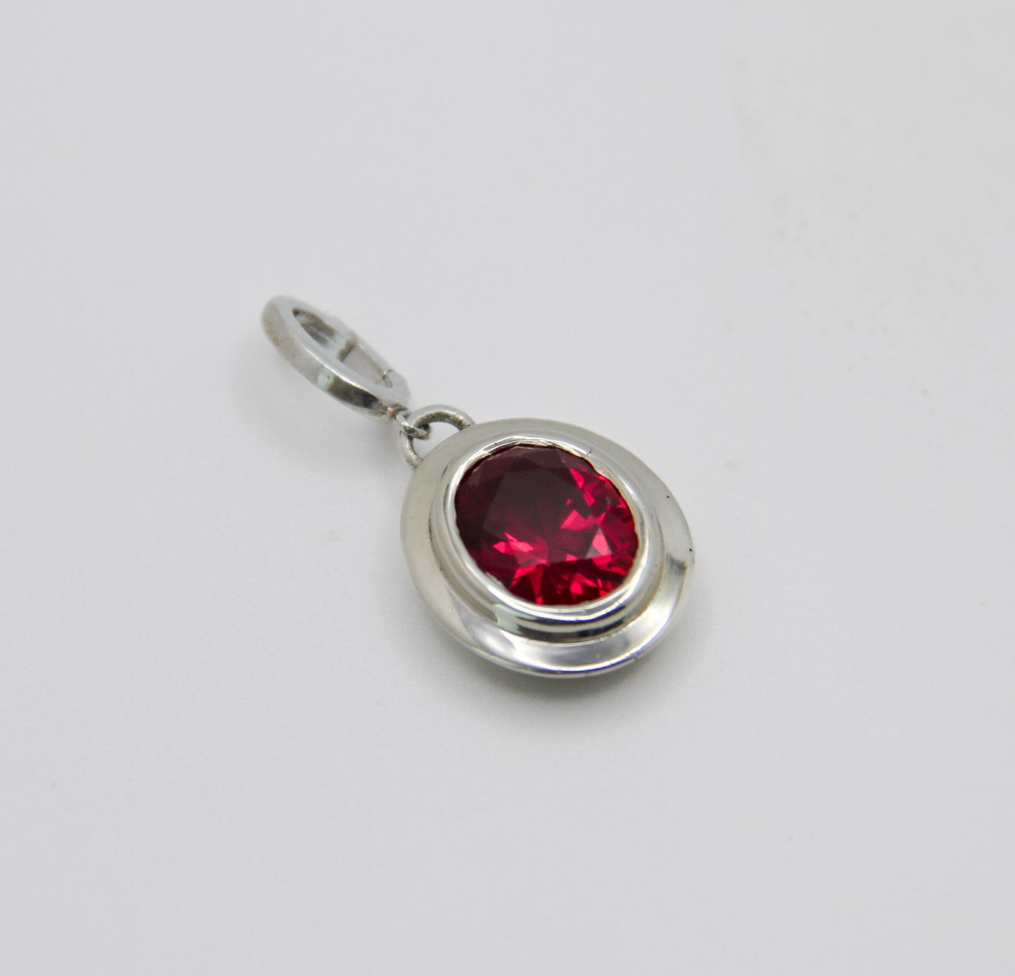 Ruby Knife Edge Charm