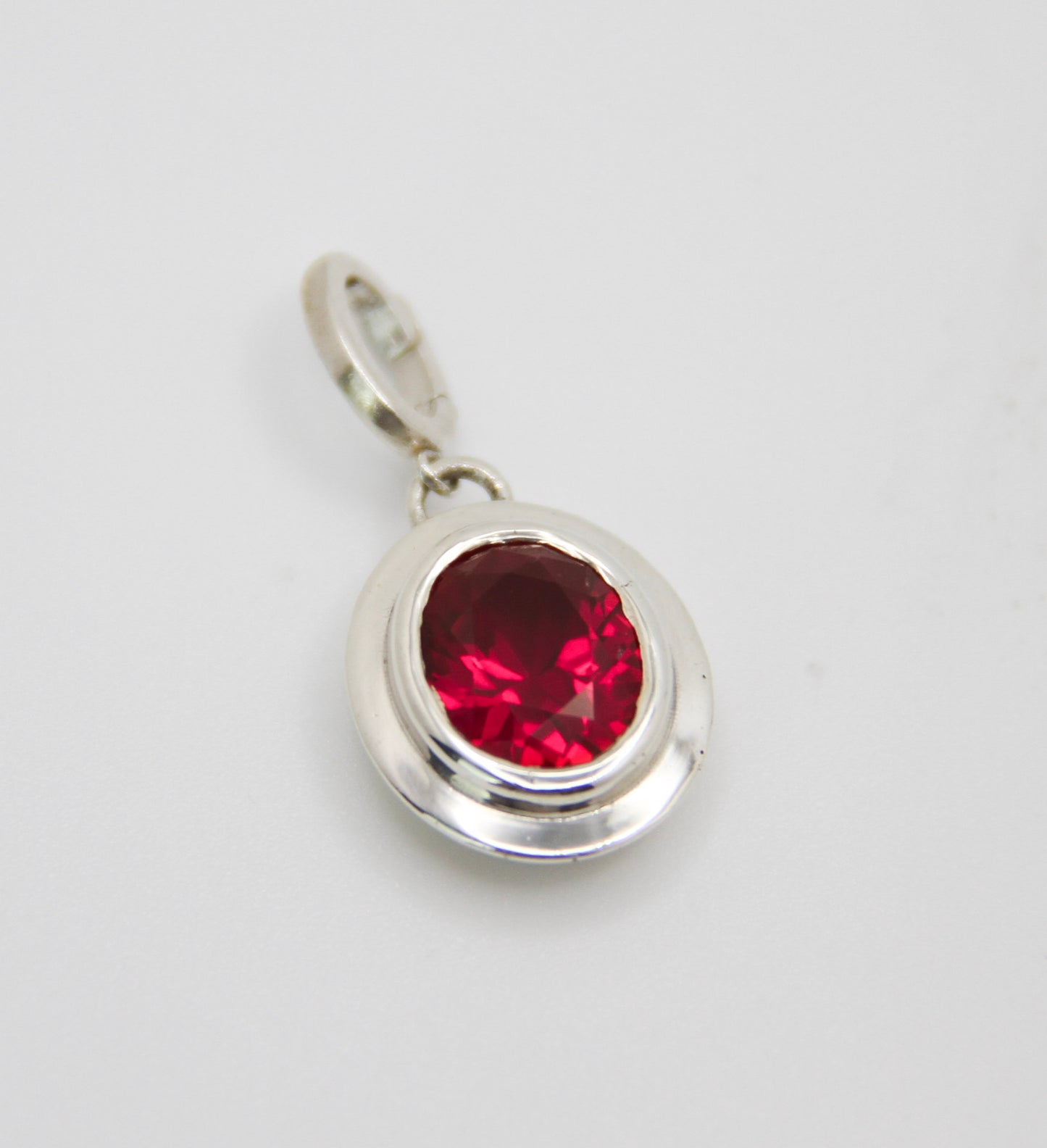 Ruby Knife Edge Charm