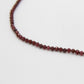 Garnet Bead Necklace