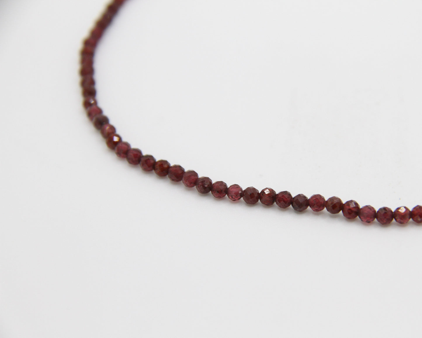 Garnet Bead Necklace