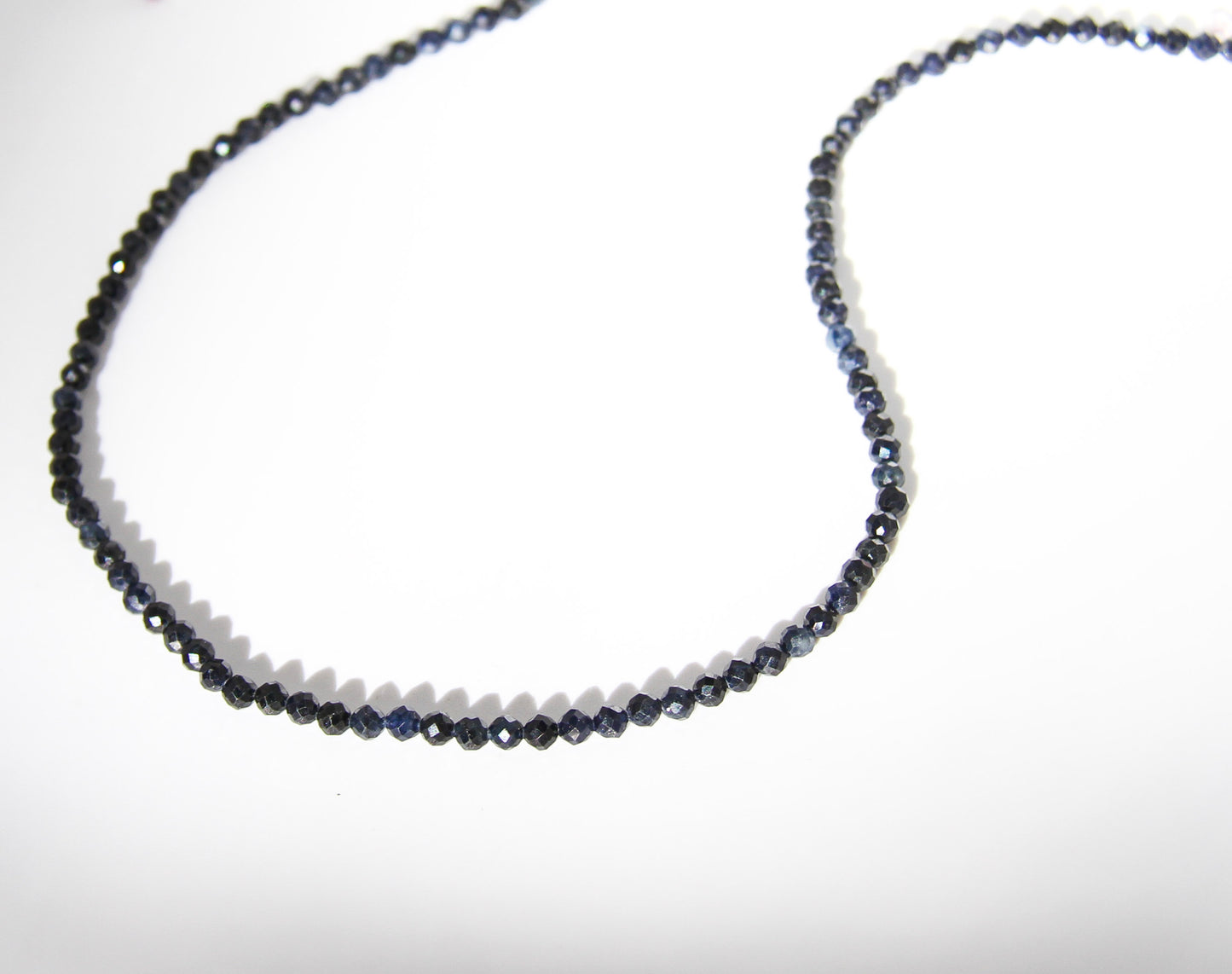 Sapphire Beaded Necklace