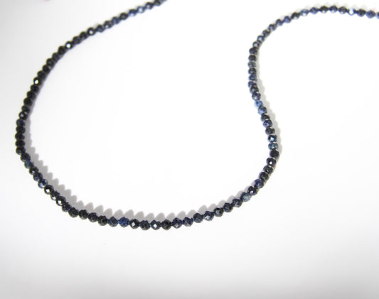 Sapphire Beaded Necklace
