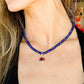 Lapis Bead Necklace