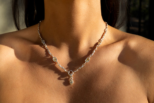 Yellow Sapphire Necklace