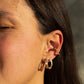 Knife Edge Hoop Earrings
