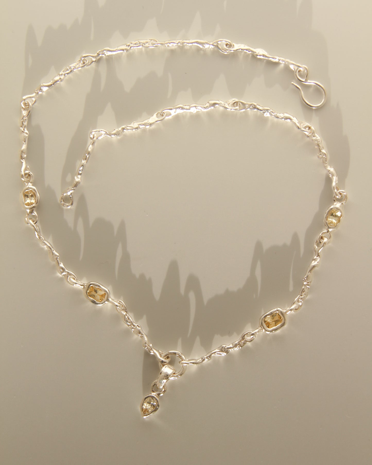 Yellow Sapphire Necklace