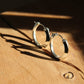 Knife Edge Hoop Earrings